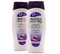 Avena Instituto Espanol VIOPY Avena Institut Espagnol Collagen Body Regeneration, Softens & Moisturizes, Skin Repair Formula, Pack de 2 flacons de 17 FL oz chacun