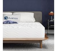 Avenco Matelas 140x190, 20CM, Matelas à Ressorts Ensachés, Mousse de Confort Double, Isolation des Mouvements, Certifié Sûr et Fiable par CertiPUR-US et Oeko-TEX, Soutien Lombaire