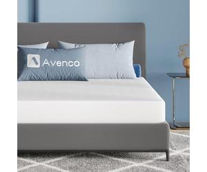 Avenco Matelas 180x200, 18CM, Matelas à Mémoire de Forme en Gel, Mousse en Matériau Bambou, Certifié Sûr et Fiable par CertiPUR-US et Oeko-TEX, Sommeil Frais, Evacuation de L'humidité, Lavable