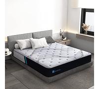 Avenco Matelas 80x190, Hauteur 22 cm, Ressort Ensachés en Mousse, Matelas à 3 Zones de Confort, CertiPUR-US & ISPA Certified, Anti-interférence Silencieuse, Respirable et Durable, Support 10 Ans