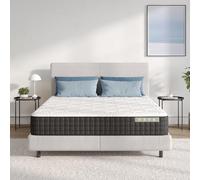Avenco Matelas 90x190, 20CM,Matelas en Mousse en Matériau Bambou, Certifié CertiPUR-US et Oeko-TEX, Absorbant et Respirant, Soutien au Confort, Tissu Doux pour La Peau, Amovible, Lavable