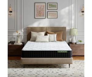 Avenco Matelas 90x190 cm, Mousse à Mémoire de Forme Gel Réfrigérant NanoGEL, Épaisseur 20 cm, Matelas 1 Personnes Respirant, Soutien Ergonomique avec Bords Renforcés, Certifié Oeko-TEX