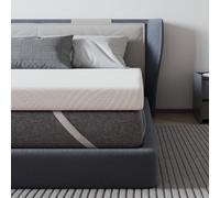 Avenco Surmatelas 120x190, Hauteur 7.5 cm, Topper en Mousse Fibre de Bambou, Surmatelas 1 Personne, Amoivible et Lavable, Ultra Doux Respirant, pour sur Matelas 1 Place Adulte et Enfant