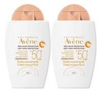 Avène Fluide minéral teinté SPF 50+ Set(S) 2x40 ml