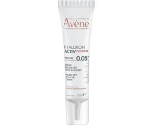 Avène Hyaluron Activ Procedure Retinal 0,05% Crème Anti-Âge Micro-Lift Yeux & Lèvres 15ml