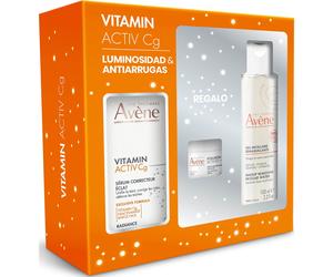 Avène Pack Vitamin Active Cg Sérum + Eau Micellaire + Crème Hyaluron Activ B3