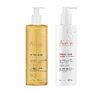 Avène Routine Xeracalm Hygiène et Soin Peaux Sèches et Atopiques, Huile Lavante, Baume Hydratant