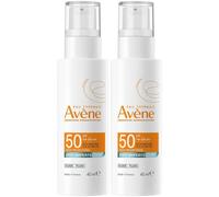 Avène Solaire Fluide Anti-Imperfection SPF50 | Usage quotidien Très Haute Protection Peau sensible Émulsion 2x40 ml