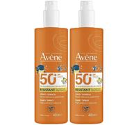 Avène Solaire Spray Famille SPF50+ | Très Haute Protection tolérance pédiatrique Peau sensible Liquide 2x400 ml