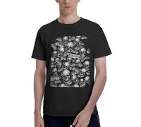 Avenged Metal Band T-Shirt Homme 100% Coton à Manches Courtes avec Logo Deathbat et Motif Rock Vintage, idéal pour Les Fans Medium