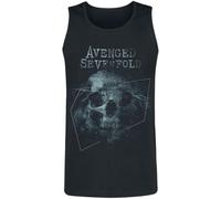Avenged Sevenfold A7X Galaxy Homme Débardeur Noir XXL 100% Coton Regular/Coupe Standard
