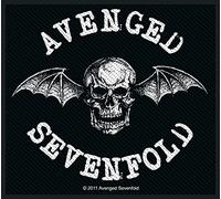 AVENGED SEVENFOLD - Avenged Sevenfold Deathbat Unisexe Patch Standard, 100% Polyester, Non défini