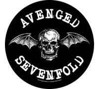 Avenged Sevenfold - Chauve-souris de la mort - Patch RO9785 (taille unique) (Noir/Blanc)