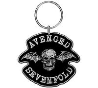 AVENGED SEVENFOLD Keyring/ Schlüsselanhänger - Avenged Sevenfold Death Bat Band Logo Nouveau Metal Porte-Clés Key Chain Size One Size