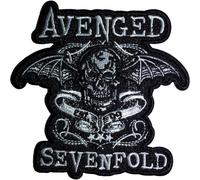 Avenged Sevenfold - Découpe - Ecusson thermocollant "Deathbat Banner" RO13663 (Taille unique) (Noir)
