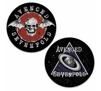 Razamataz Slipmat DJ Avenged Sevenfold Waking The Fallen Eye Planet – Lot de 2 tapis en feutre