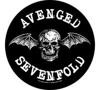 Razamataz Écusson Avenged Sevenfold Death Bat – Sous licence officielle – Noir/Blanc