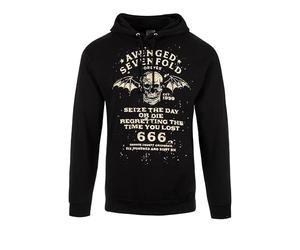 Avenged Sevenfold - Felpa # M Black Unisex # Seize The Day [Import]