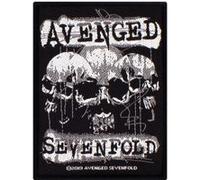 Avenged Sevenfold Patch 3 Skulls 8 x 10 cm Noir G