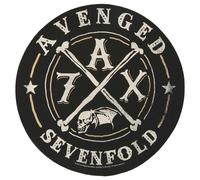 Avenged Sevenfold - Patch "A7X" RO6835 (taille unique) (Noir/Blanc)