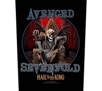 Avenged Sevenfold - Patch "Hail To The King" RO7968 (Taille unique) (Noir/Bleu/Rouge)
