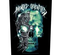 Avenged Sevenfold - Patch "Mechanical Skull" RO7223 (Taille unique) (Noir/Vert)