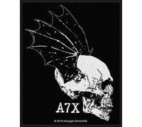 Avenged Sevenfold - Patch "Skull Profile" - Polyester RO8371 (taille unique) (Noir/Blanc)