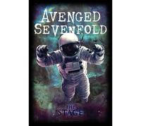 Avenged Sevenfold - Poster "The Stage", Tissu RO2499 (106 cm x 70 cm) (Noir/Blanc/Bleu)