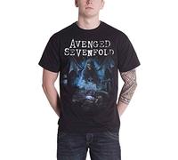 Avenged Sevenfold Recurring Nightmare Band Logo Homme Nouveau Noir T Shirt Size XL
