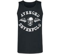 Avenged Sevenfold Skull Logo Homme Débardeur Noir XL 100% Coton Regular/Coupe Standard