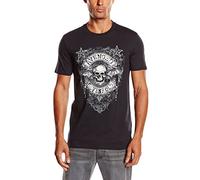 Avenged Sevenfold Stars Flourish T-Shirt, Noir (Black), Medium Homme