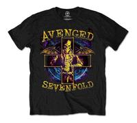 Avenged Sevenfold Stellar T-Shirt à Manches Courtes pour Homme, Noir, XXL