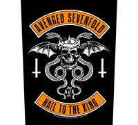 Avenged Sevenfold - Style moto - Patch RO9462 (taille unique) (Noir/Blanc/Orange)