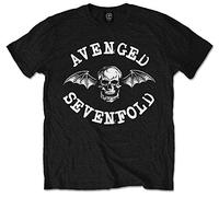 Avenged Sevenfold Classic Deathbat - T-shirt - Homme, Noir, X-Large