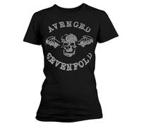 Avenged Sevenfold - T-shirt DEATH BAT - Femme (L) (Noir)