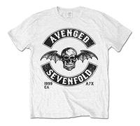 Avenged Sevenfold - T-Shirt - Homme Blanc Blanc Petit - Blanc - Large