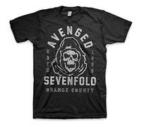 Avenged Sevenfold - T-Shirt # XXL Unisex Black # So Grim Orange County [Import]