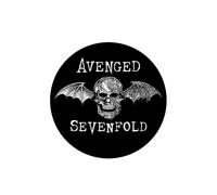 Avenged Sevenfold - Tapis pour platine "Death Bat", Astronaut 2er-Pack RO9009 (Taille unique) (Noir/Blanc)