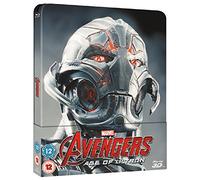 Avengers Age Of Ultron 3D Steelbook / Includes 2D Version / Lenticular Cover / Region Free Blu Ray.