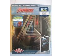 Avengers Age Of Ultron Steelbook (Blu-ray 3D/Blu-ray/Digital HD) ('Ultron' Back Cover) [Blu-ray] [2015]