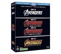 Avengers + Avengers : L'ère D'ultron + Avengers : Infinity War - Blu-Ray