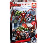 Puzzle 2 x 100 pcs - Avengers - Marvel Blanc G