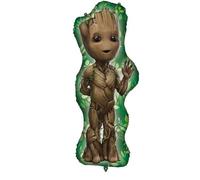 Procos - Ballon en aluminium de grande taille Baby Groot Avengers Gardiens de la Galaxie, ballon pour remplissage d'air ou d'hélium, cadeau, décoration