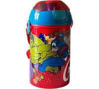 Avengers Bouteille d'eau automatique - Bouteille Pop Up 450 ml (Avengers Pop Up Bottle)