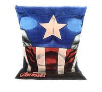 Avengers Couverture Polaire - Plaid en Polaire Coral très très Doux Enfant - 140x93 cm - Sublimation - 200 GR/m2 - Captain América Marvel
