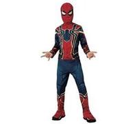 RUBIE'S AVENGERS officiel -Déguisement classique pour enfants IRON SPIDER Costume SpiderMan complet taille 5-6 ans avec combinaison couvre-bottes et cagoule issu du film Avengers Infinity War