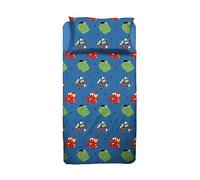 Avengers, Drap de lit, Drap Plat, Drap Plat, taie d'oreiller, Bleu, Marvel, Disney, 100% Coton, Produit Officiel