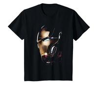 Avengers Endgame Avenge The Fallen Iron Man T-Shirt, Enfant, Noir, 3 Ans
