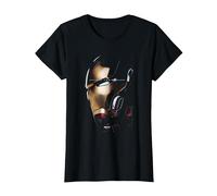 Avengers Endgame Avenge The Fallen Iron Man T-Shirt, Femme, Noir, 3XL