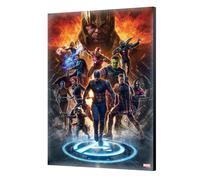Avengers: Endgame Tableau En Bois #01 40 X 60 Cm